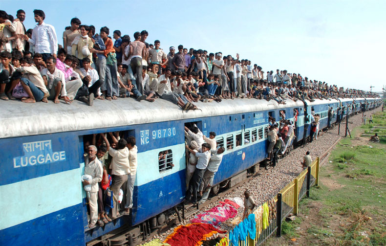 Tren de la India