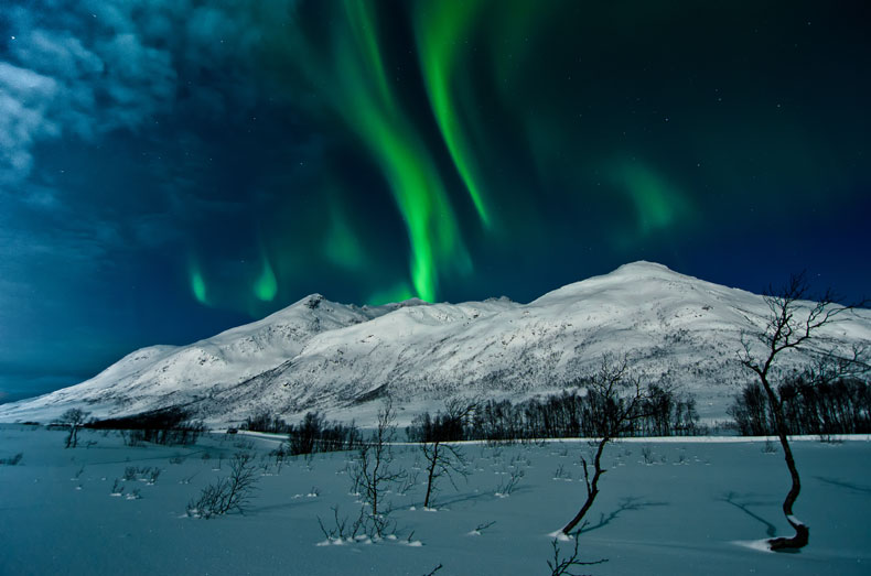 Donde ver la aurora boreal en Noruega