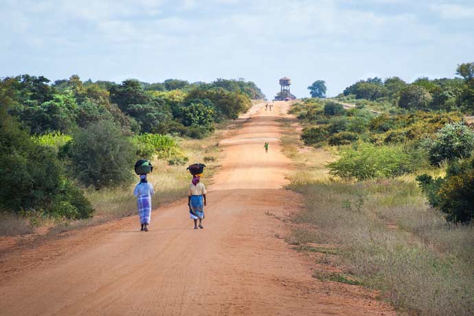 Camino en Mozambique
