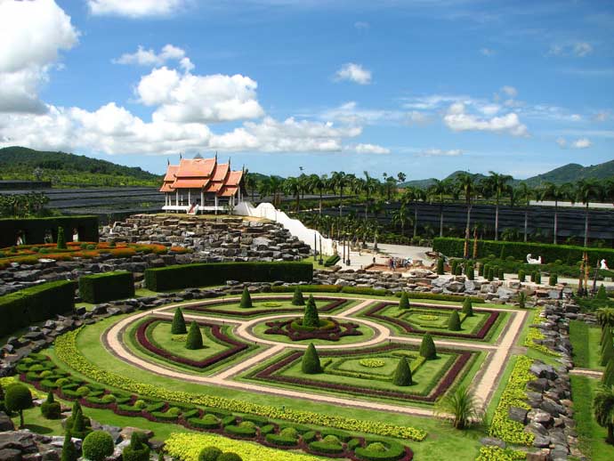 El jardín botánico de Tailandia