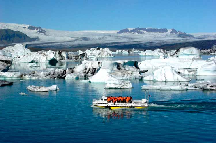 Laguna glaciar de Jökulsárlón, Islandia