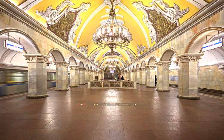 Metro de Moscú, Rusia