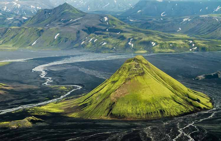 Monte Maelifell, Islandia